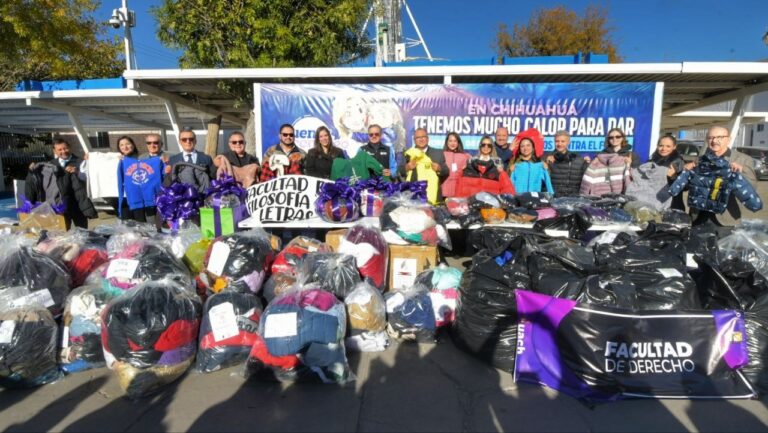 UACH se suma a la jornada de donación “Juntos Sin Frío” del DIF Estatal