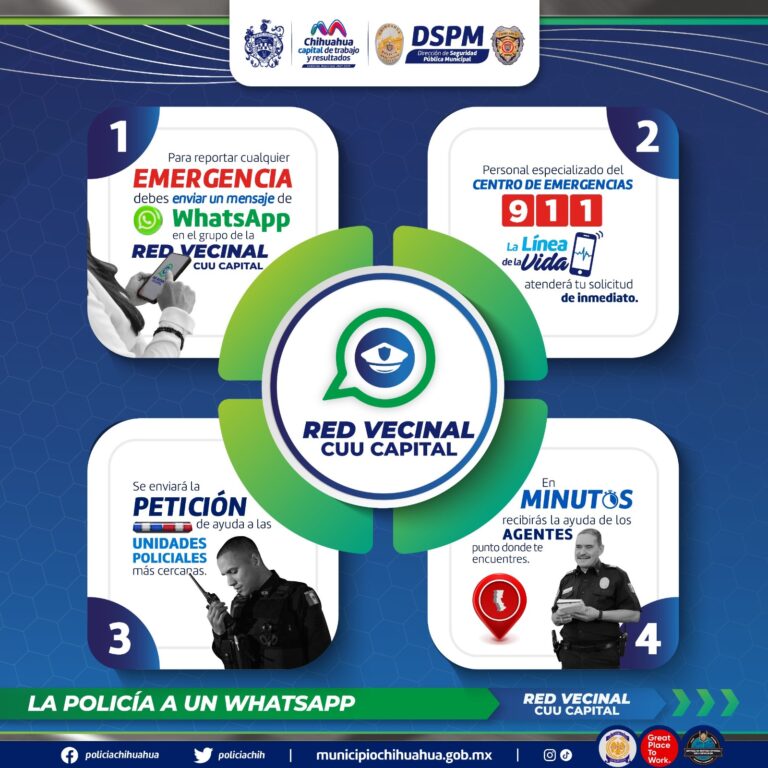 Únete a la Red Vecinal de la Policía Municipal e incrementa la seguridad en tu colonia