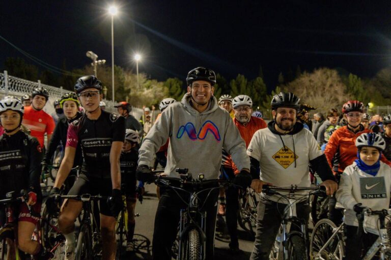 Inaugura Marco Bonilla ciclopista renovada en la Ciudad Deportiva tras 30 años de espera