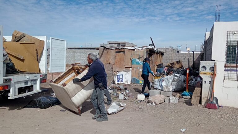 Derrumbó Policía Municipal “Picadero” al oriente de la ciudad