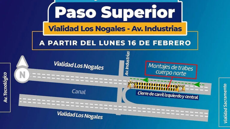 ¡Alerta Vial! Habrá solo un carril en la Nogales por paso superior