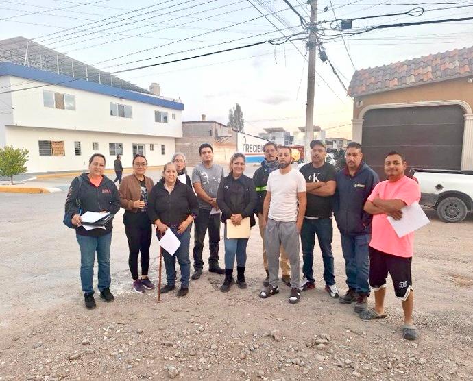 Visita Equipo de Promoción del Consejo de Urbanización Municipal colonias Revolución y 20 Aniversario