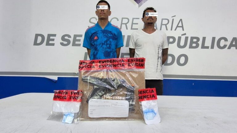 Detiene SSPE a dos sujetos con arma y droga en Ciudad Juárez; destaca Gilberto Loya a Centinela como herramienta clave para la detención