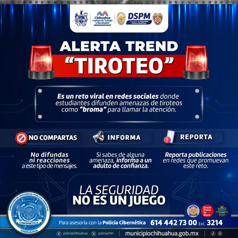 Emite Policía Cibernética Alerta por reto viral “Tiroteo” en redes sociales