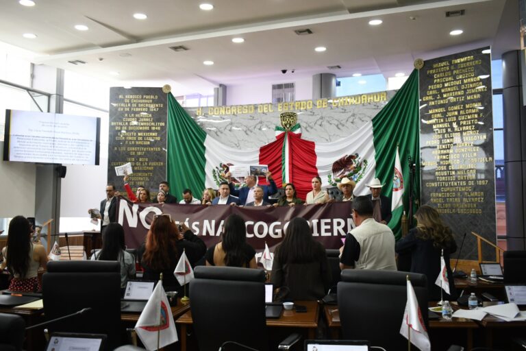 Pide Congreso de Chihuahua dar seguimiento a señalamientos contra funcionarios de Sinaloa por narcotráfico