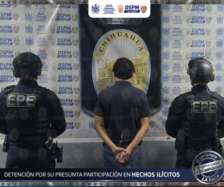Lo detuvo Policía Municipal con envoltorios,vapeadores y cigarros de aparente marihuana en la colonia UP