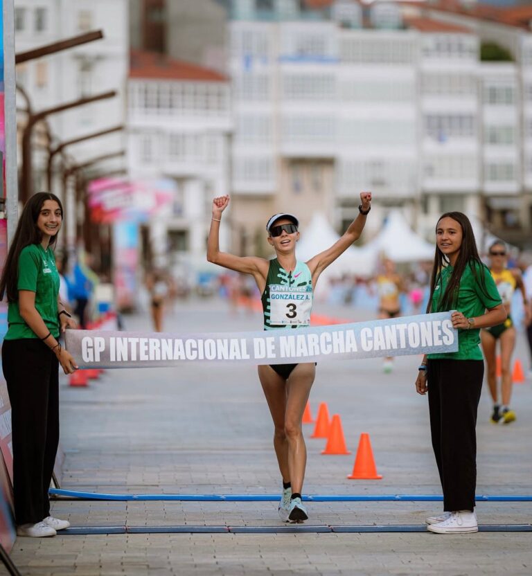 Conquista Alegna González el Gran Premio Internacional de Marcha Cantones