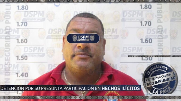 Policía Municipal detiene a conductor de transporte acusado de ejercer violencia contra una adolescente